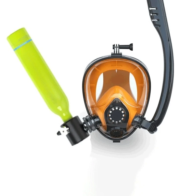 Adult Snorkeling Goggles Nose Clip Set Portable Underwater Breathing Apparatus Water Sports Equipment