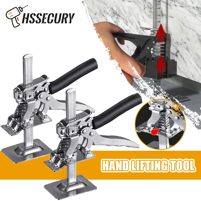 

New Hand Lifting Tool Labor-Saving Arm Jack Door Panel Drywall Lifting Cabinet Board Lifter Tile Height Adjuster Elevator Tools