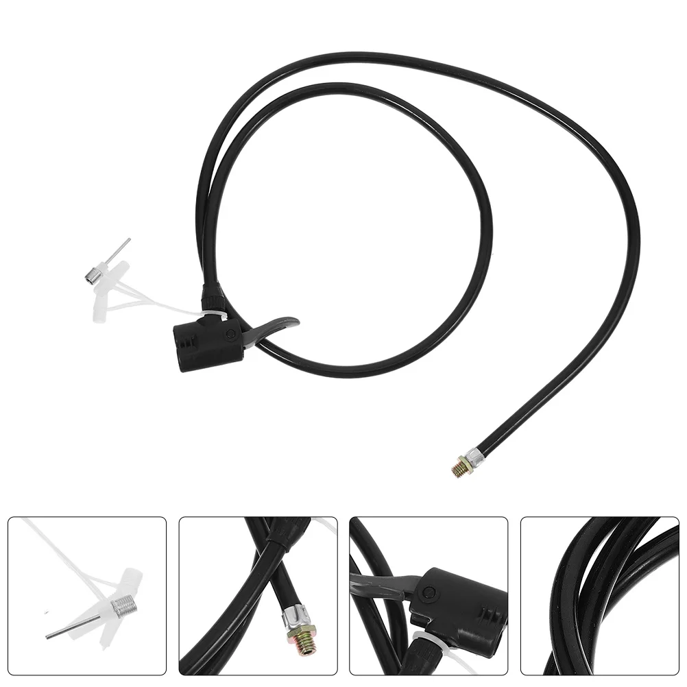

Tire Inflator Hose Air Compressor Accessories Multi-Valve Adapter for Bike Bicycle Pump Replacement Portable High Pressure