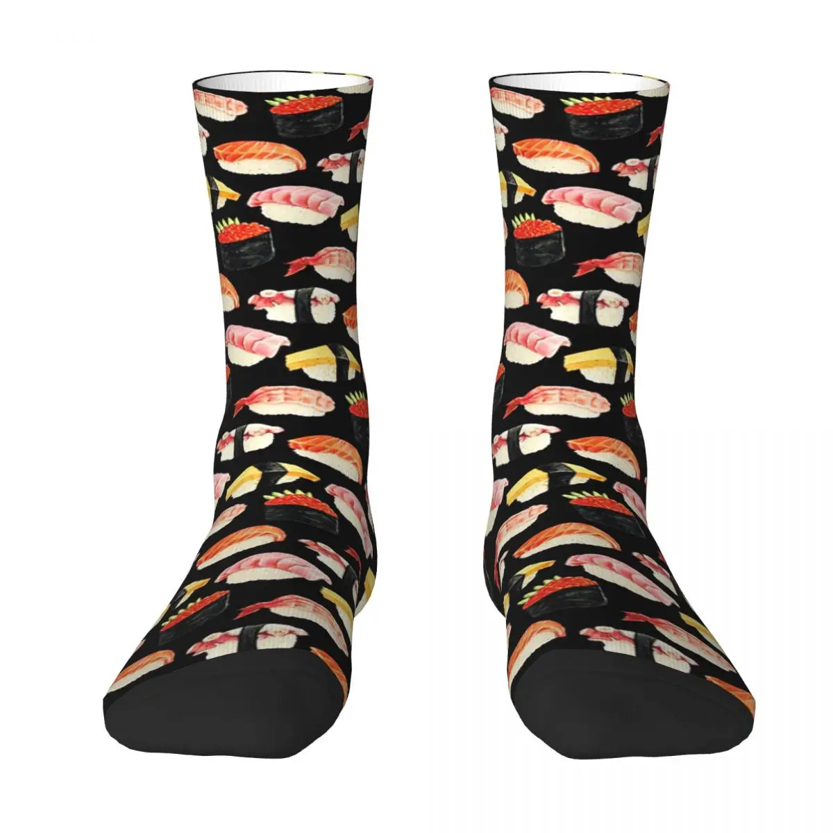 

Sushi Nigiri Pattern - Black Adult Socks,Unisex socks,men Socks women Socks