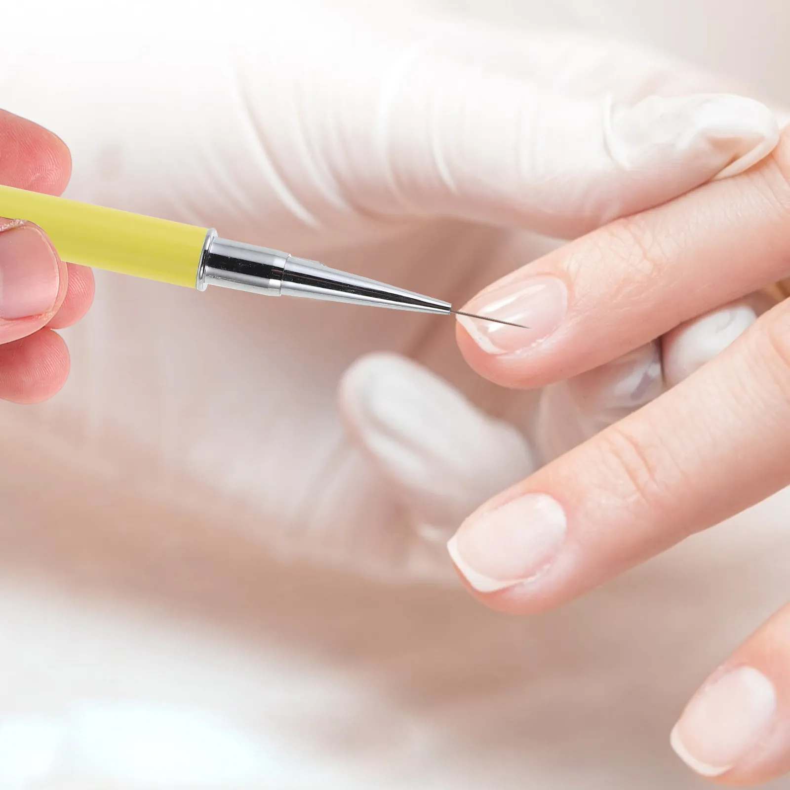 

3Pcs Double Ended Nail Art Brush Set Fine Detail Dotting Pen for Professional Manicure Nail Design Tools Kit Dual-Ended Brush