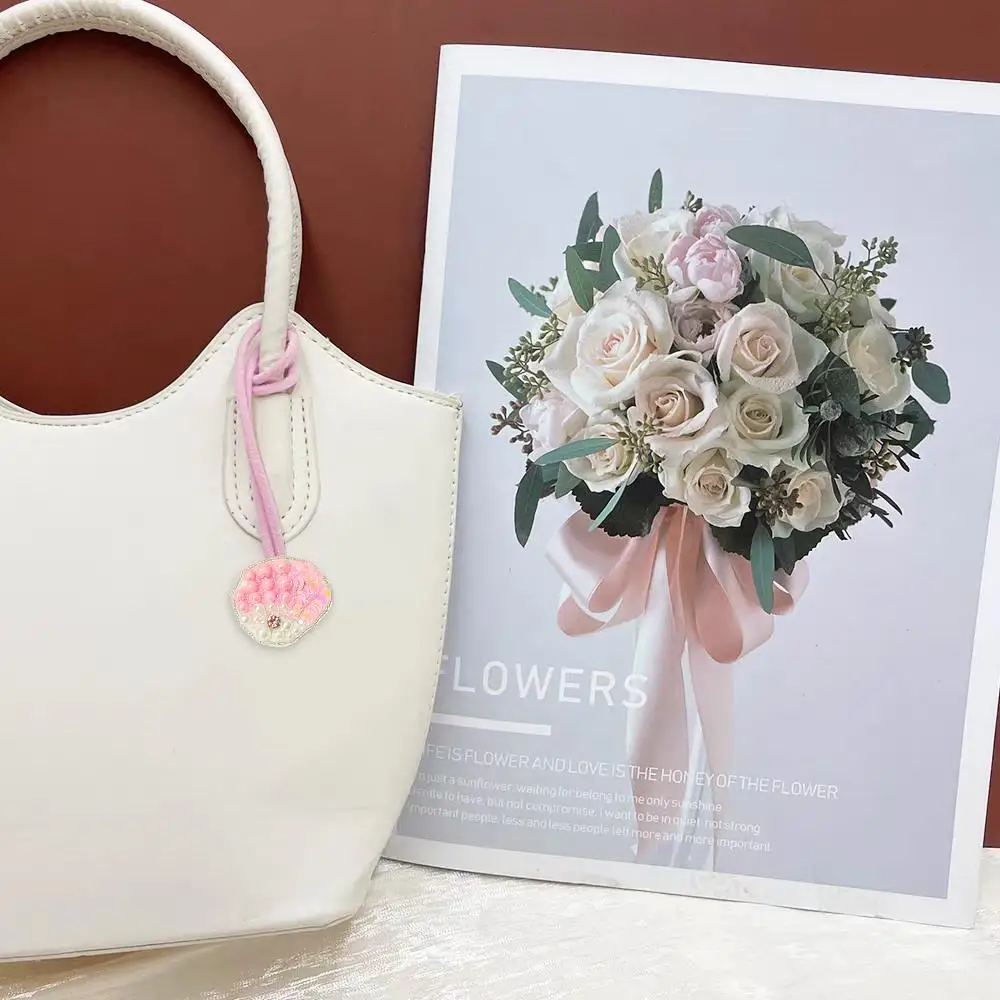 Подвеска для шитья из бисера, подвесная веревка, сумка, ремешок ручной работы, дельфин, сумка в форме раковины, подвесные украшения, подвески для сумки для женщин