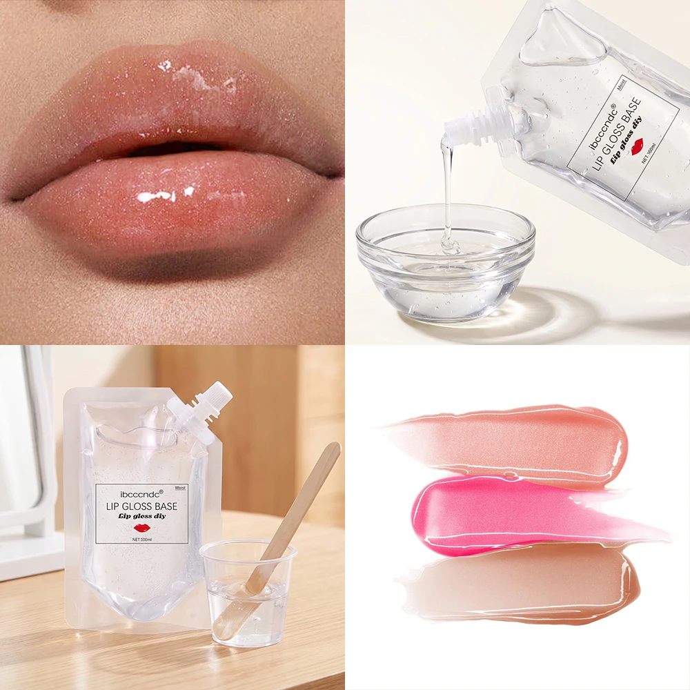 DANCHEL 100ml DIY Lipgloss-Basis Klar Glänzend mit Vitamin E Pflegend Mehrzweck Handgemachtes Lippen-Make-up Rohmaterial – Detail 12