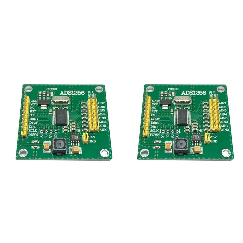 L62A 2X High-Precision ADC ADS1256 Analog-To-Digital Conversion 24-Bit Eight-Channel Module
