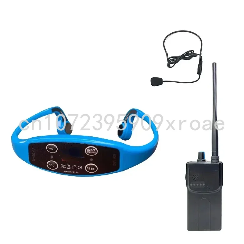 Swimming Training System Basic Set 1 H907 Swimmer Headphone 1 H900 Transmitter Swim Communicator