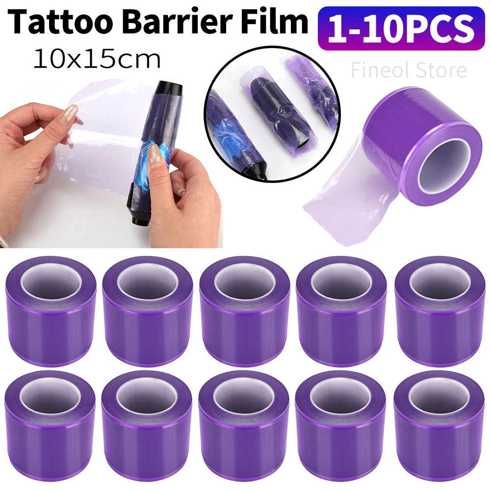 

1 roll 2 roll 1200Pcs Tattoo Barrier Film Roll Tape Anti-Fouling Films for Women Man Makeup Microblading Body Cares