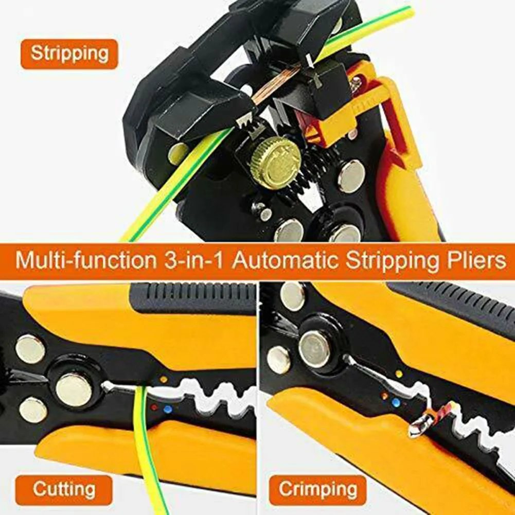 

Cable Stripping Wire Stripper Plier Tool Automatic Electrician Tools Multifunctional Stripper Supplies The Easy Way