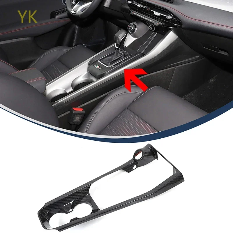 

For Alfa Romeo Tonale 2024 Interior Car Accessories Real Carbon Fiber Car Center Console Gear Shift Panel Decorative Frame Cover