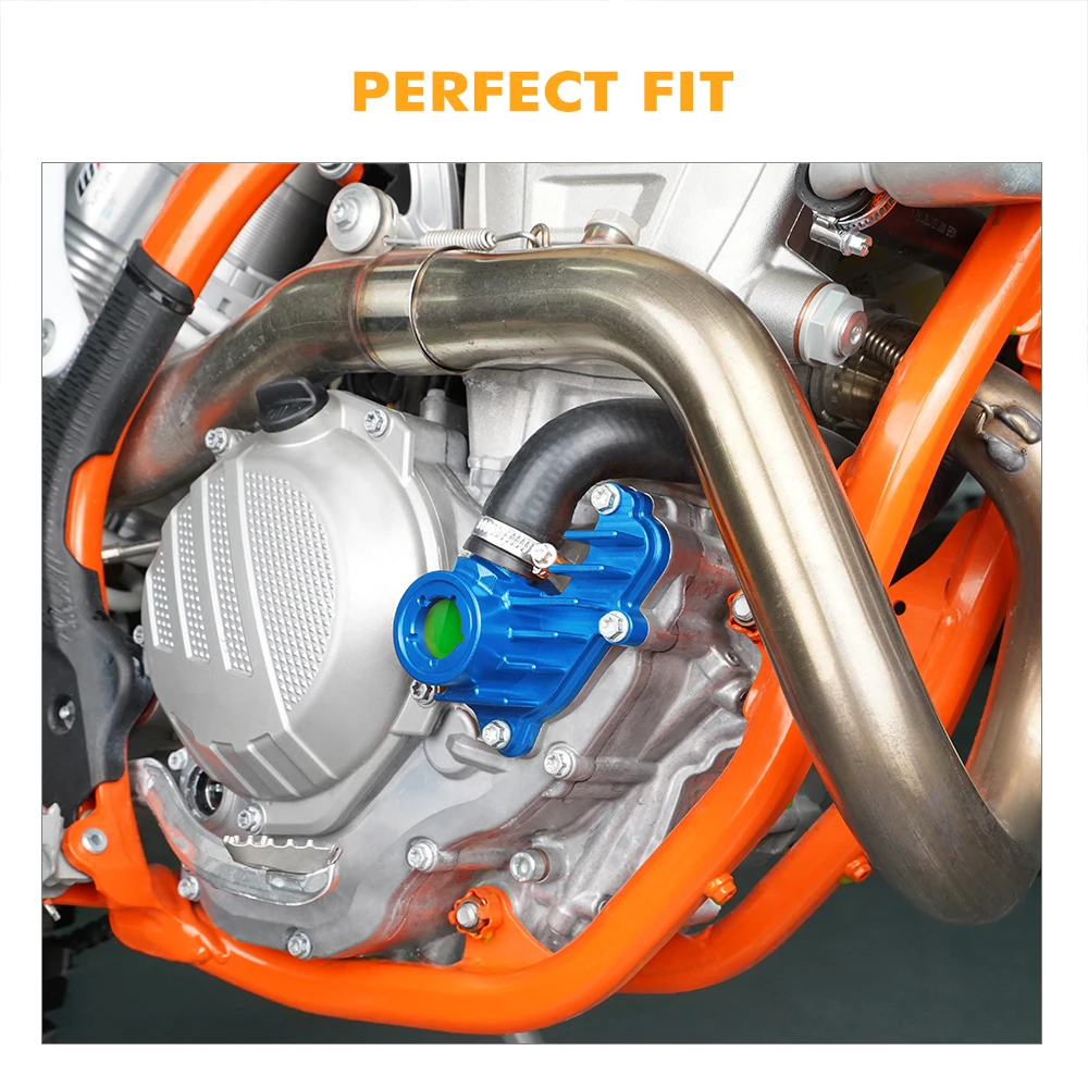 NICECNC For 2022 Husqvarna FE 250 350 FC 250 FC 350 FX 350 2017-2022 Motorcycle Transparent Water Pump Cover Gurad Aluminum - Image 6