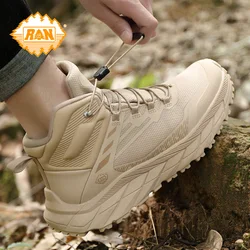 RAN Hiking Shoes Men Waterproof mesh walking shoes outdoor trekking Shoes Hunting Boots Tactical Ankle Boots women travel Boots