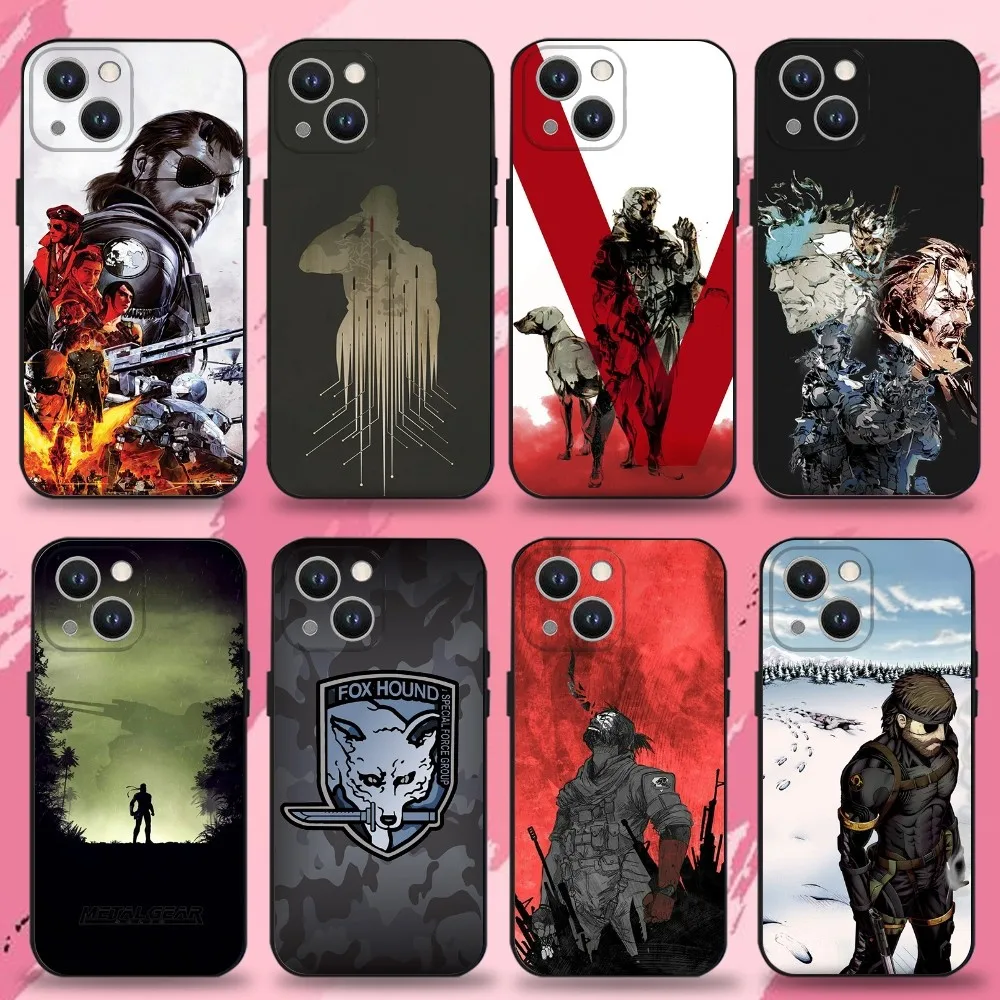 

Metal Gear Solid MGS Phone Case For iPhone 16,15,14,13,12,11 Plus,Pro Max,XS,X,XR,SE,Mini,8,7,Soft Silicone Black Cover