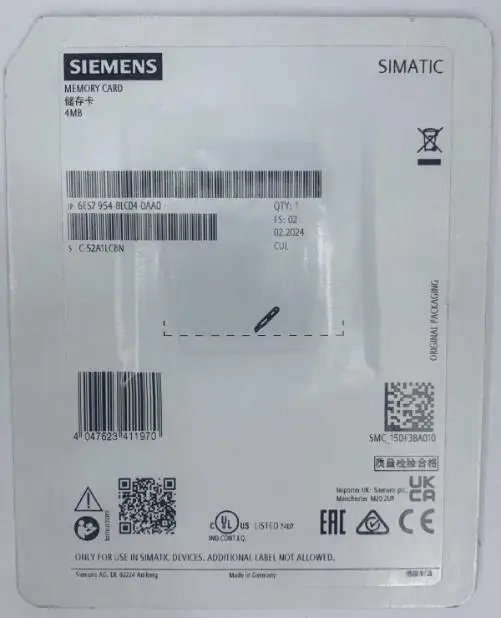 

Новая оригинальная карта памяти 6ES7954-8LC04-0AA0 6ES7 954-8LC04-0AA0