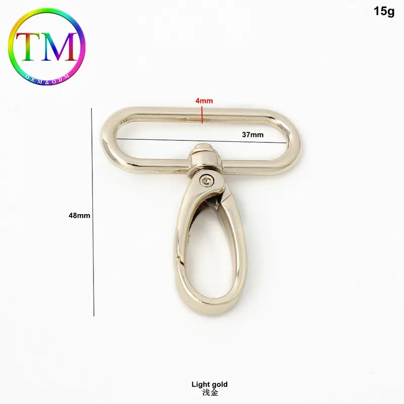 10-50Pcs Metal Leather Belt Snap Hook Swivel Trigger Clip For Bag Webbing Buckle Swivel Lobster Clasps Diy Luggage Hardware