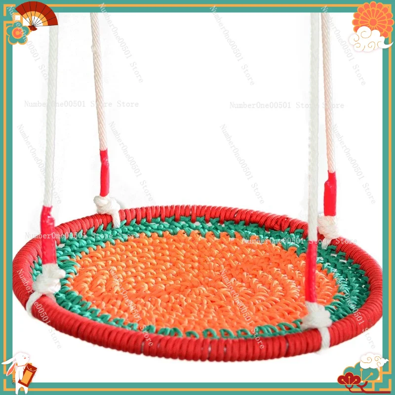 Swing Large Playground Scenic Outdoor Disc Swing Round Bird's Nest Courtyard Swing