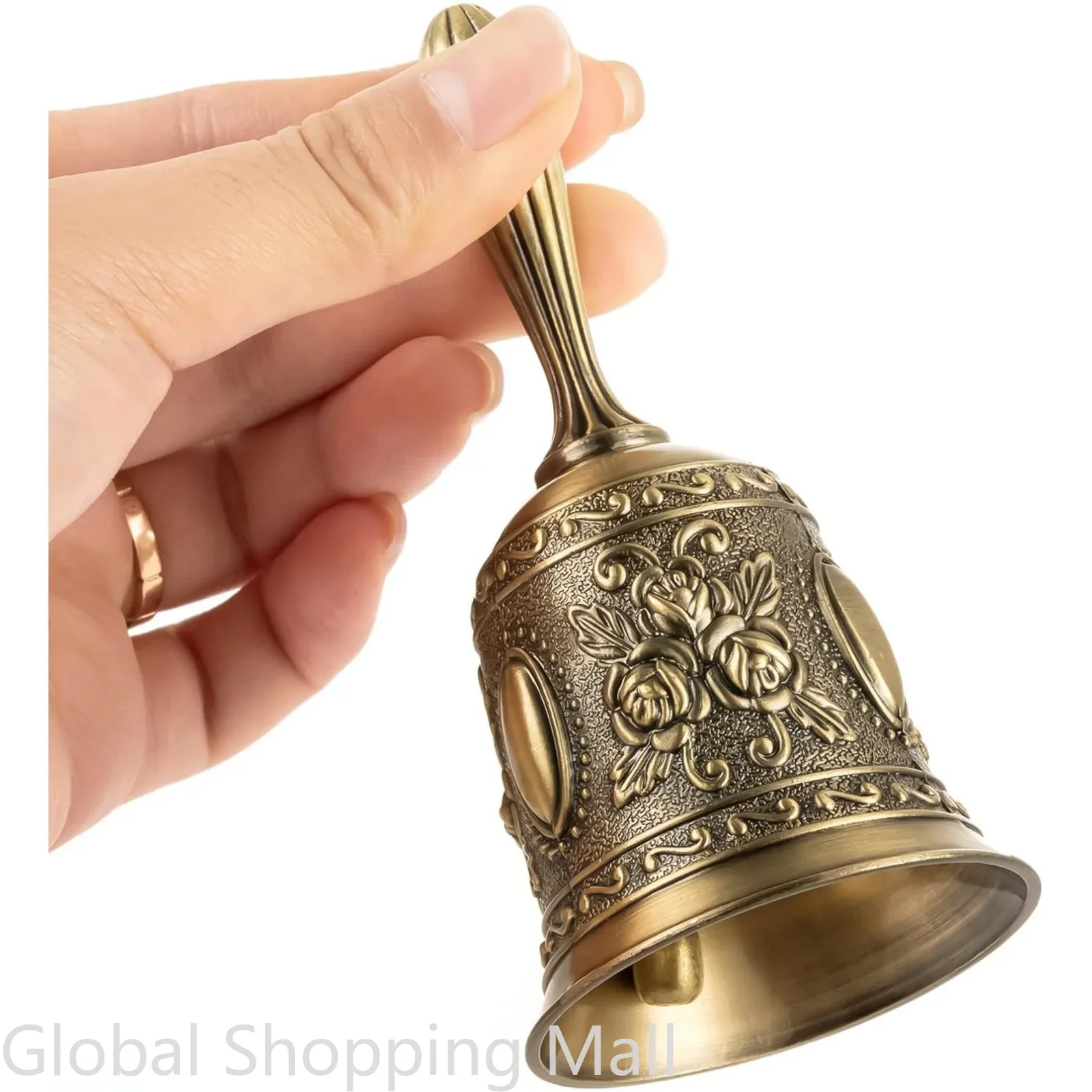 Call Bell Service Handheld Bell for Restaurant Bar Jingle Wedding Church School Classroom Alarm and Home Decoration