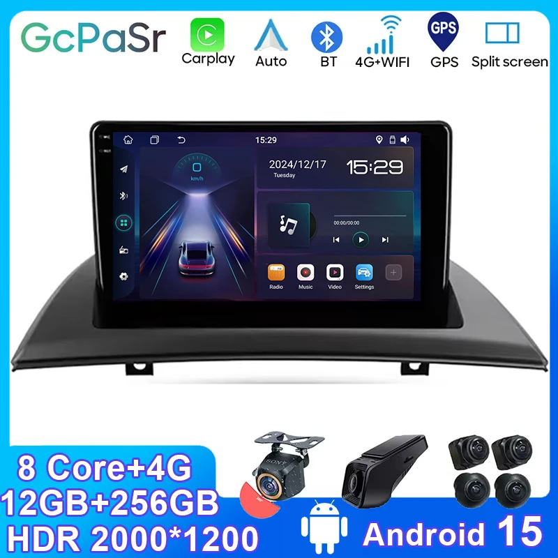 

Car Android For BMW X3 E83 2003 - 2010 Auto Radio Stereo Head Unit Multimedia Player GPS Navigation No 2din DVD 5G WIFI BT 7862