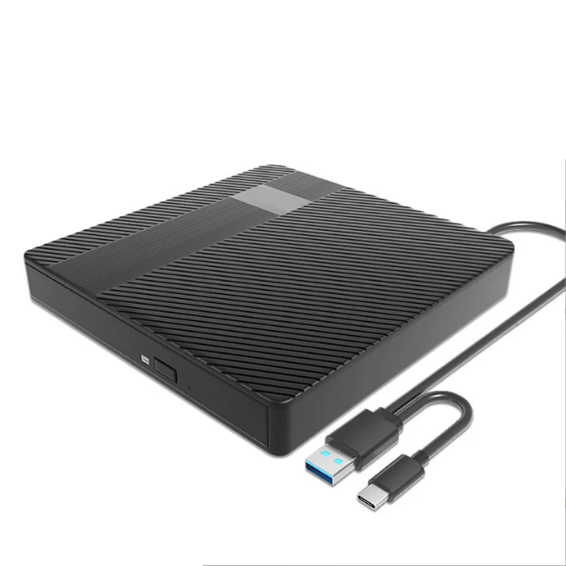 ABKN-Universal USB محرك أقراص مضغوطة خارجي مشغل DVD يعمل لأجهزة الكمبيوتر المحمول Windows 7/8/10/11 أنظمة