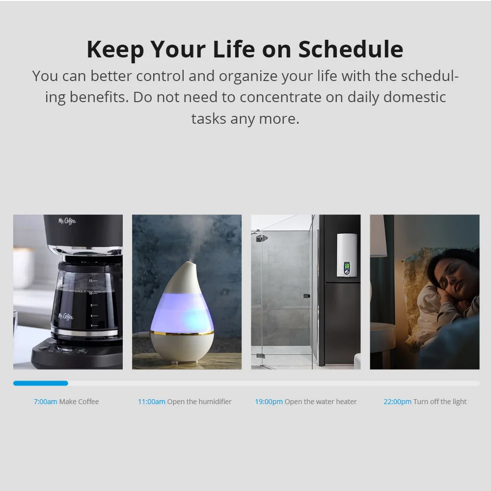 SONOFF S26R2 EU/US/BR Wireless Smart WiFi Plug Smart Scene Remote Group Control via eWeLink APP Support Alexa Alice Google Home