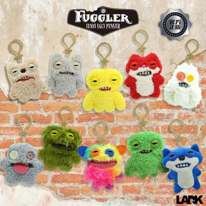 Fuggler Funny Ugly Monster Plush Toys Keychain Monster Rabbits Cute Stuffed Fugg Kawaii Peluche Dolls Pendants Gifts Kid 12CM