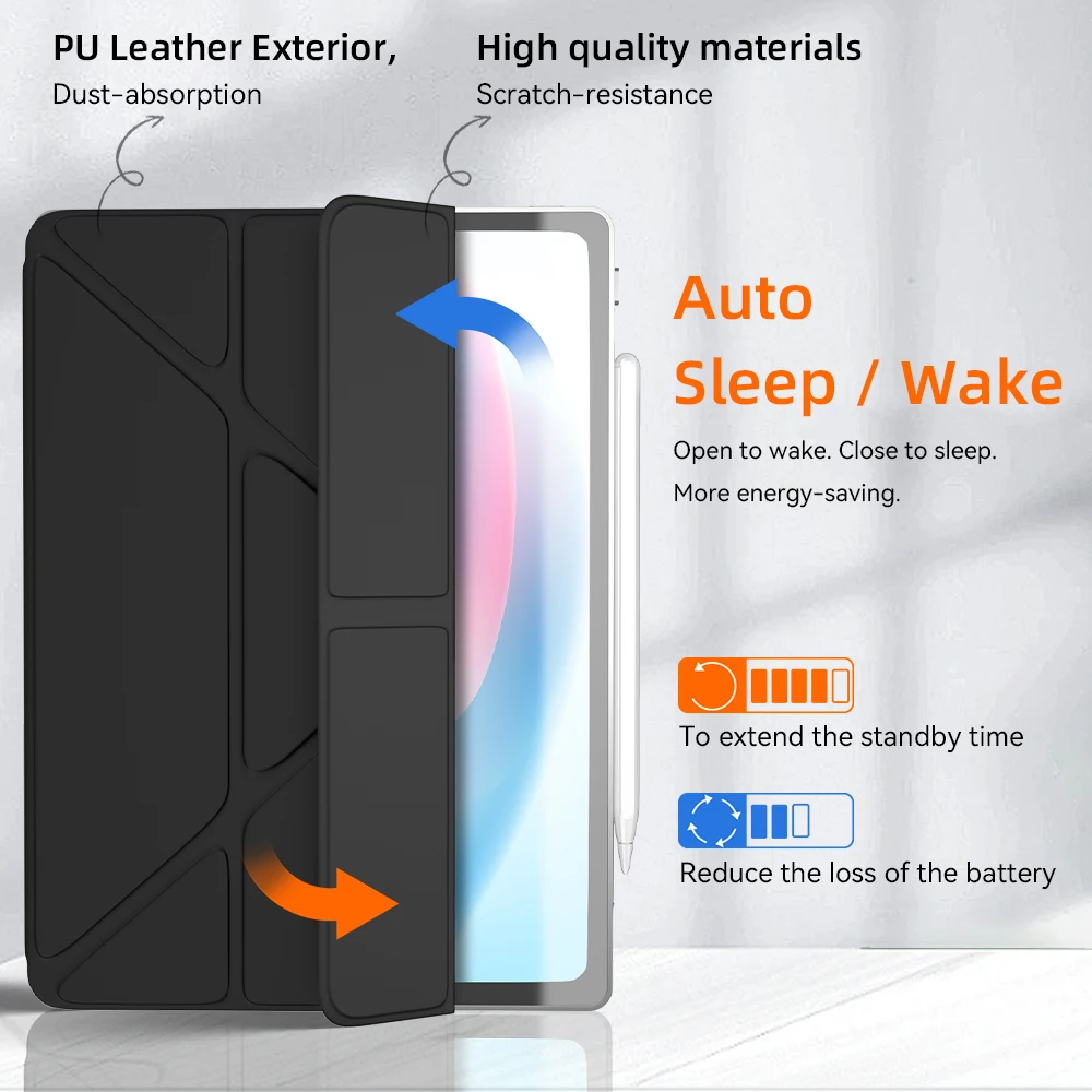 Para ipad 10th geração caso para air 5 2024 ar 6 11 ipad pro 11 12.9 13 10.2 9th 8th 6th 5th 9.7 polegadas y fold capa inteligente