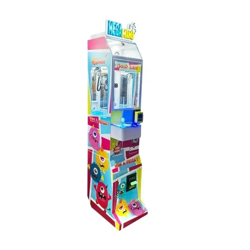 

Factory Wholesale Mega Mini Crane Machine Custom Coin Operated Mini Claw Doll with Bill acceptor