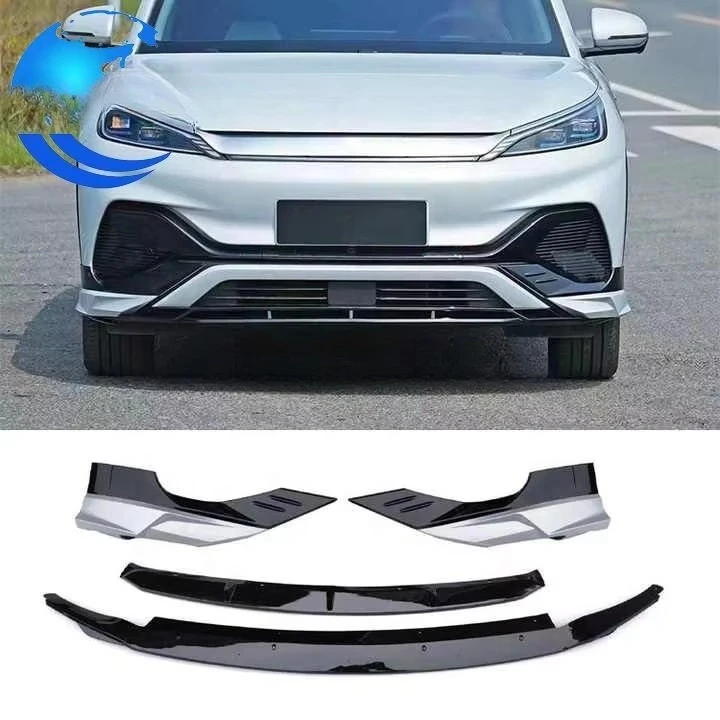 PP Front Rear Bumper Body Kit Two Flank Side Skirts Rear Spoilier For Yuan ATTO3 2024 Rear Wing Fender Wide Bodykit