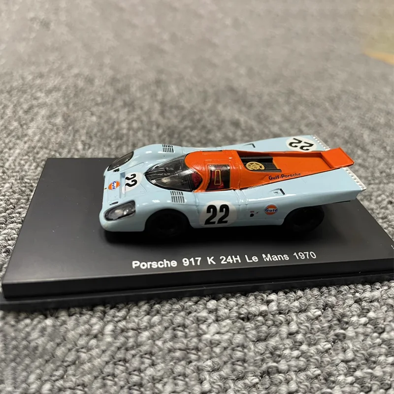 New In Spark 1/64 Porsche 917k Le Mans 24-Hour 1970 Gulf Petroleum Co Branded Alloy Micro Die Casting Model Customized Toy Gifts