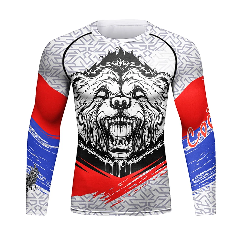 Cody Lundin Anime Digital Printed Sports Shirts Polyester Spandex Fitness Running Bjj jiu jitsu Rash Guard Boxing Jersey