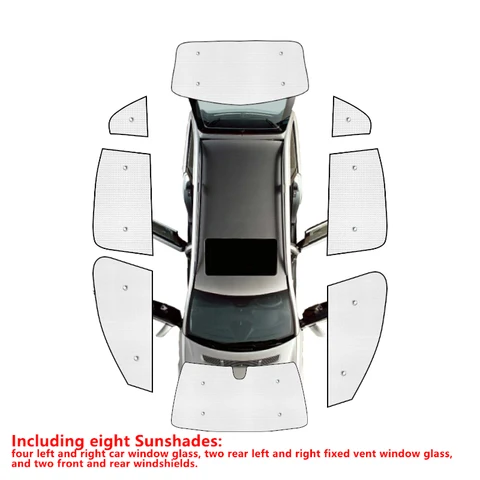 Аксессуары для Fiat Freemont, Dodge Journey JC JCUV 2009 ~ 2020, солнцезащитные очки на лобовое стекло автомобиля, защита от УФ-лучей, козырек, боковое окно 2018