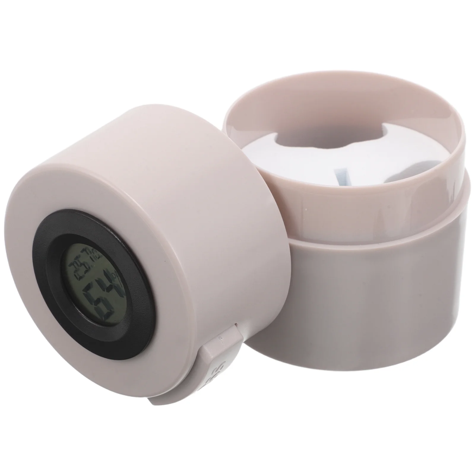 まつげエクステ接着剤ジャー気密ラッシュホルダーケース温度計ディスプレイ漏れ防止ラッシュ接着剤収納容器サロン家庭用