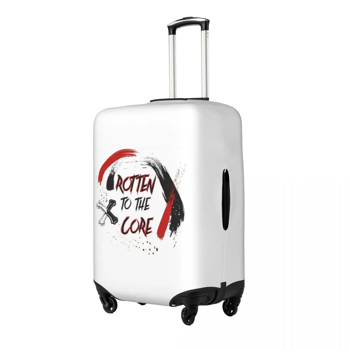 

Descendants Vk Grunge Aesthetic - Carlos De Vil Suitcase Cover Protection Elastic Travel Luggage Protector Covers for 18-32 Inch