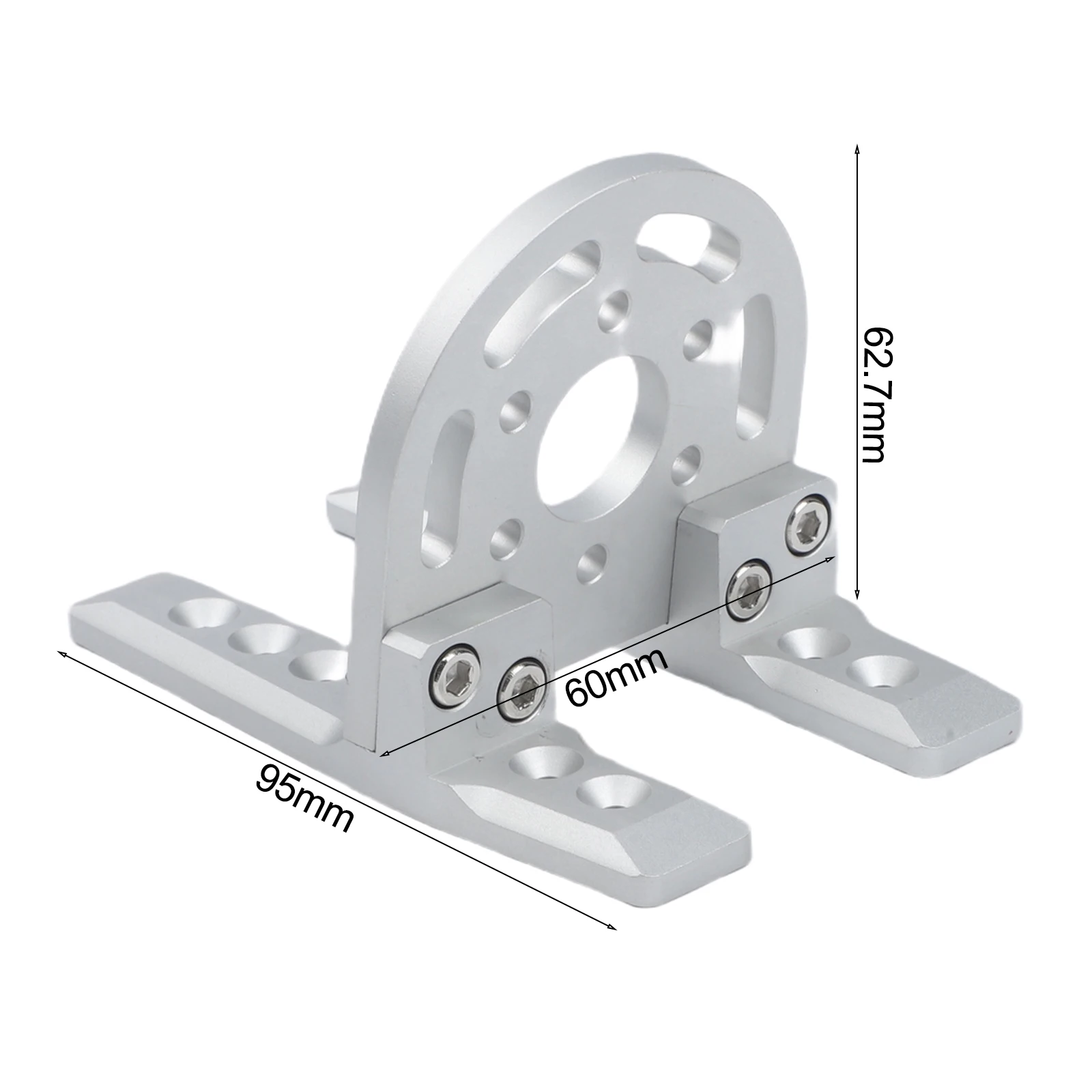 Adjustable aluminum bracket for 56 series brushless motor mount RC boats drones precise alignment multi hole 95mm
