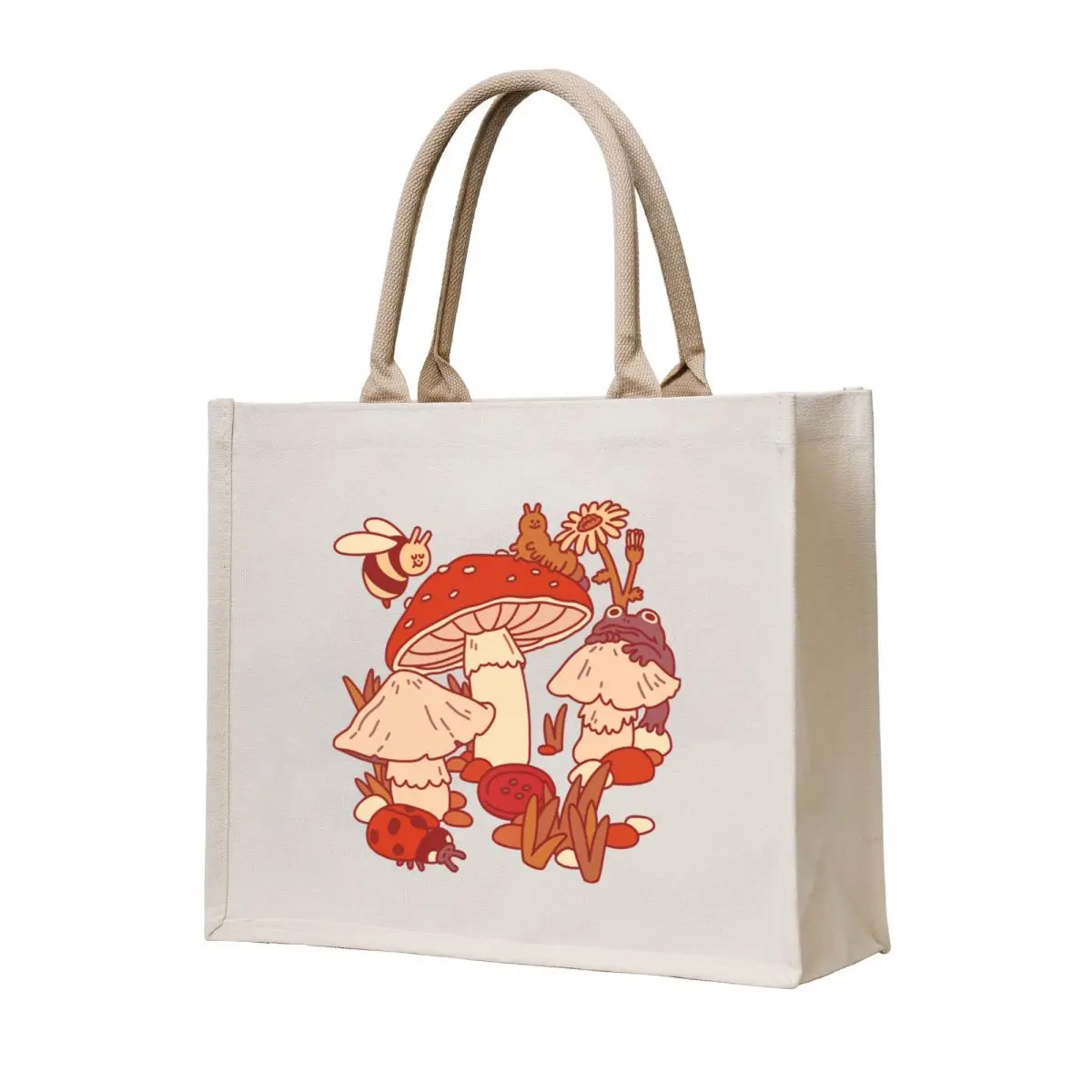 

Mushrooms & Tiny Friends Tote Bag free delivery bags hand bag ladies tote bag women