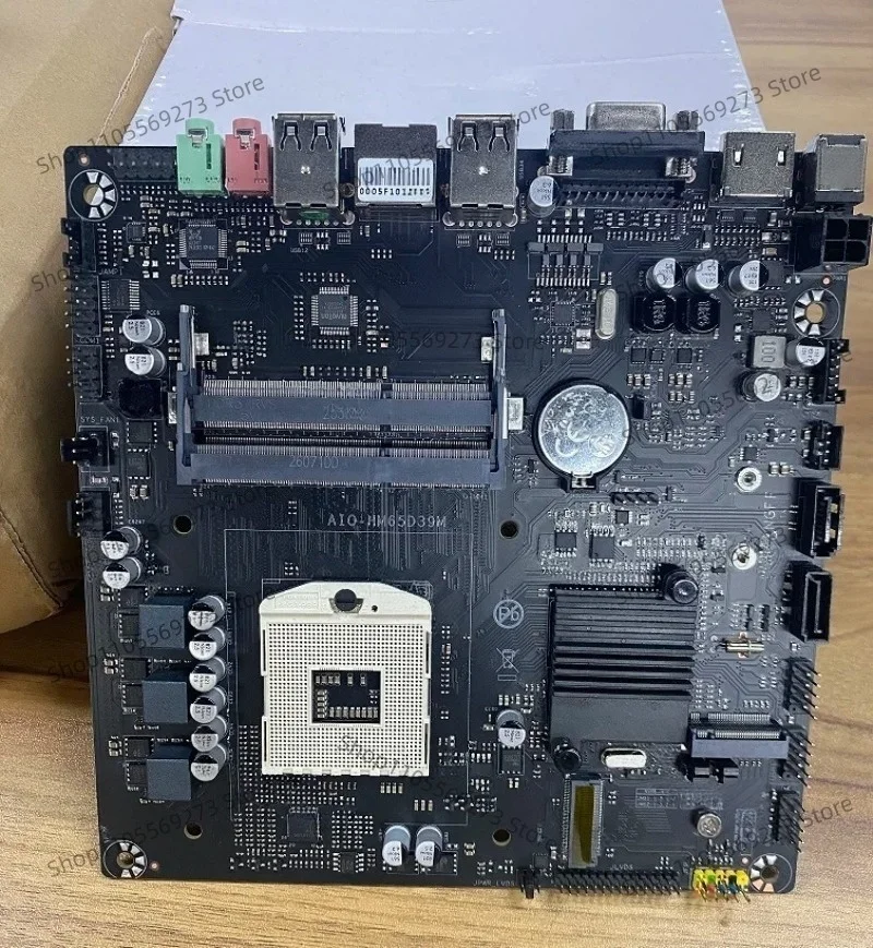 LH07 HM65 Mini ITX Industrial Motherboard DDR3 SODIMM COM Port DC 12V-19V Thin Mini ITX Board for All-in-One PC