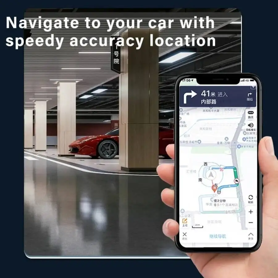 

USB-C Dual-Port Car Charger Integrated With Precision GPS Locator For Vehicle Tracking, Find My Compatible, Long Battery Life