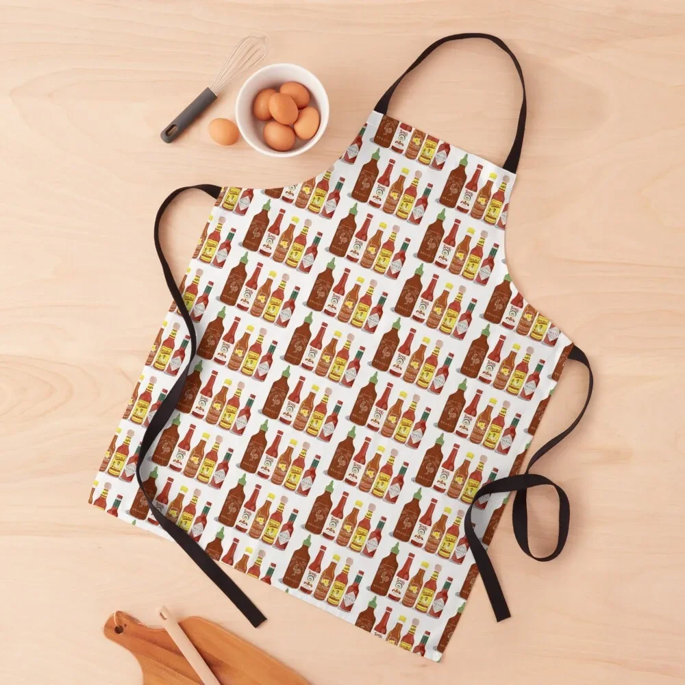 Hot hot hot sauce Apron Kitchen Things For Home Cute Kitchen Accessories Apron