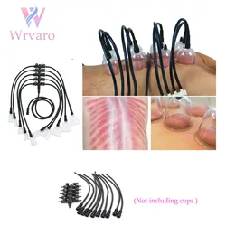 Spider Web Pressure Regulating Valve 10-way Outputs Air Control Pipe Vacuum Cupping Suction Hose For Breast Massage Machine