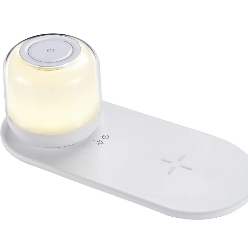 

New wireless charging night light 15W fast charging atmosphere creative birthday gift, bedroom desktop table lights