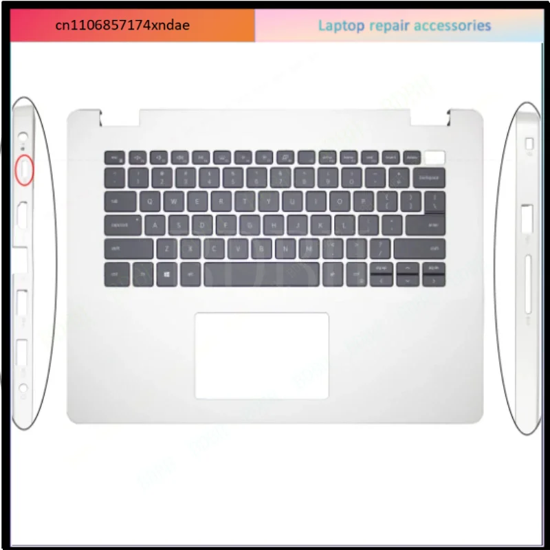 For Back Cover Case  Laptop Case For Dell Vostro 3400 3401 3405 V3400 V3401 V3405 Front Bezel Palmrest Bottom Base Case