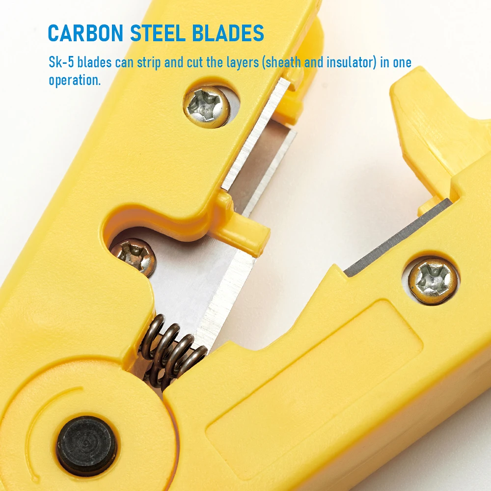 1 قطعة متعددة الوظائف ذو طيات الكهربائية UTP/STP سلك تجريد أدوات كابل محوري القاطع ستريبر ل RG59 RG6 RG7 RG11 #5