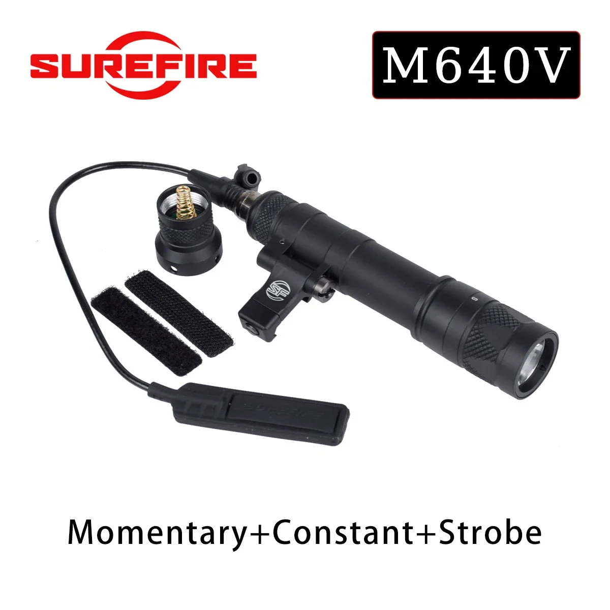 500-1000 Lumens SureFire M300 M600 M640DF M640V M340V LED Scout Flashlight With M-K 20mm Picatinny Rail Mount For AR15 Hunting
