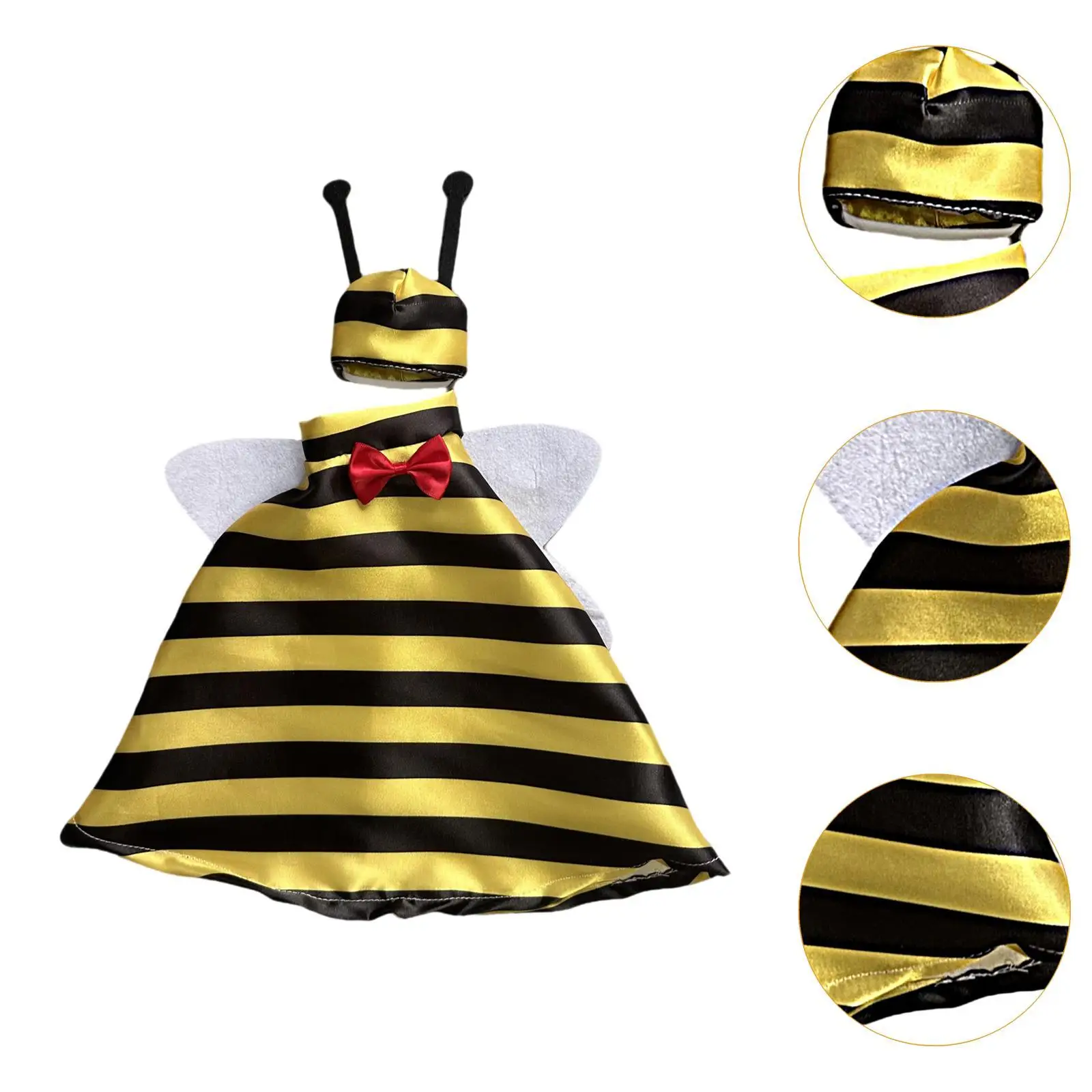 Bee Porch Goose Outfit Fits 23" H Statue Goose Clothes for Festival Lawn