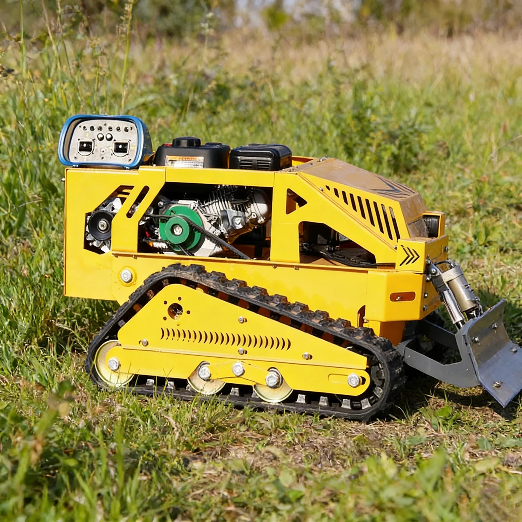 

Индивидуально настраиваемая садовая и сельскохозяйственная газонокосилка с дистанционным управлением, эффективная газонокосилка с двигателем EPA.