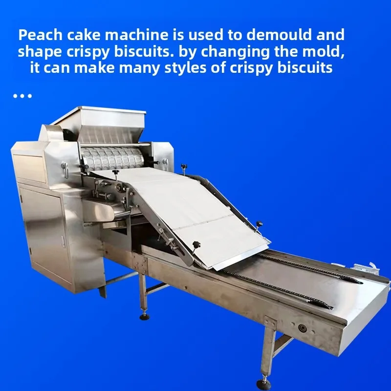 Commercial Automatic Peach Crisp Forming Machine Crispy Biscuit Machine Equipment Peach Crisp Machine