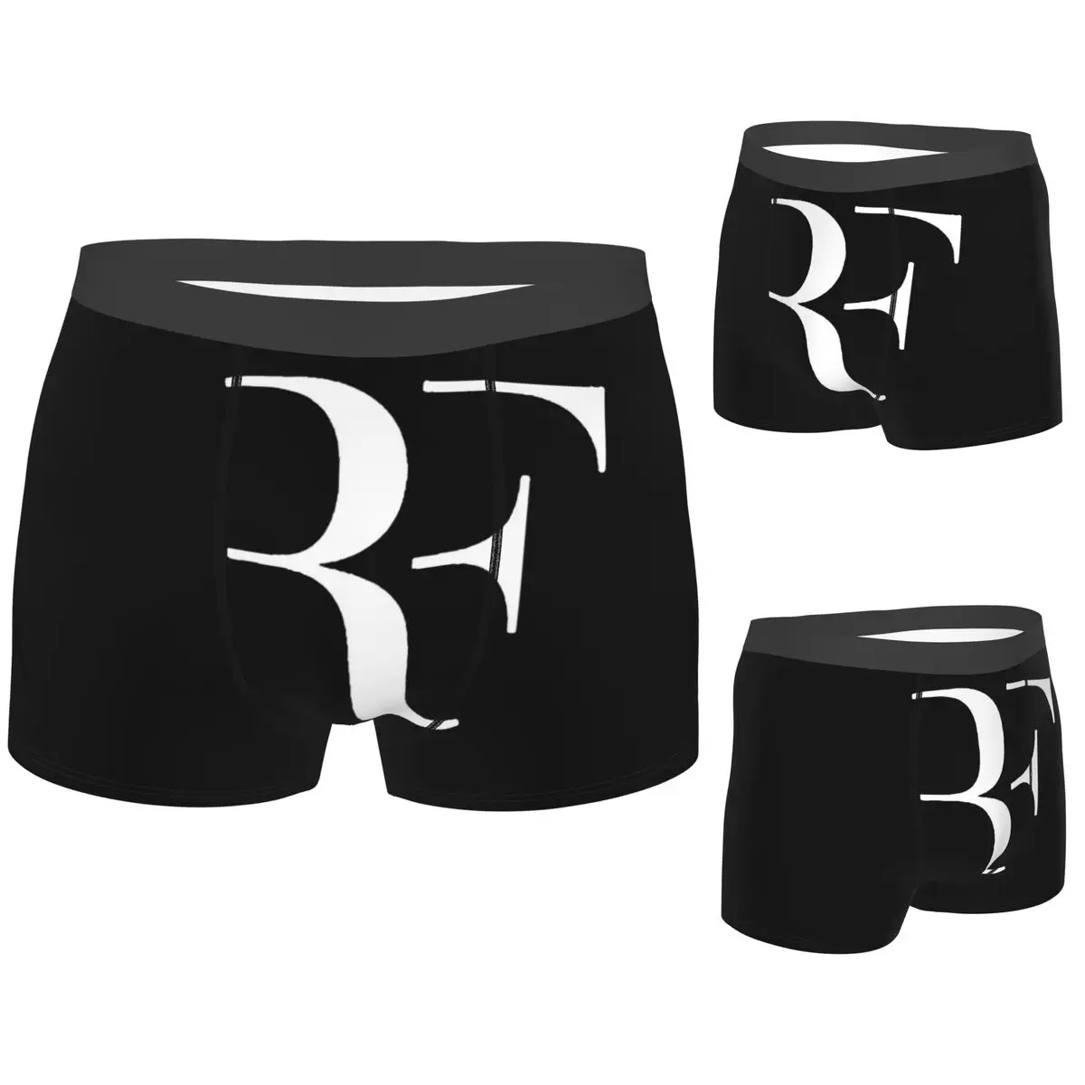

Трусы-боксеры, шорты, трусики Roger Federer, мужское удобное нижнее белье для Homme, мужской подарок бойфренду