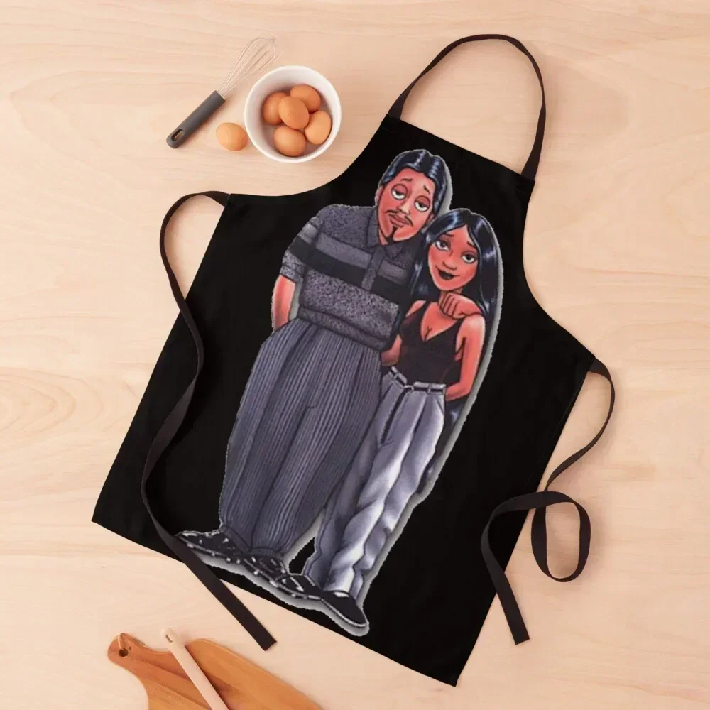

Lil Homies Love & Couples Apron Chef Uniform Woman Men kitchen For Home Accessories Waterproof Kitchen Woman Apron