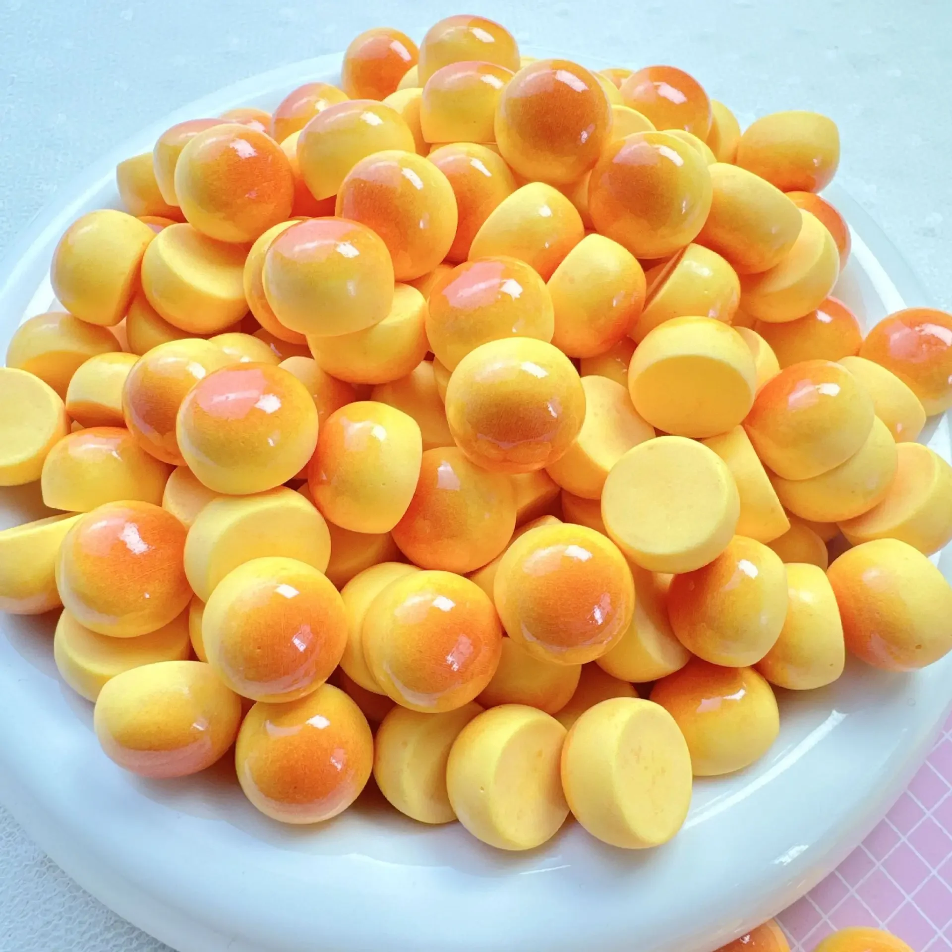 Resin Mini Steamed Bread 3D Miniatures Flatback Cabochons DIY Craft Supplies for Scrapbooking Accessories Phone Case Decor Bulk