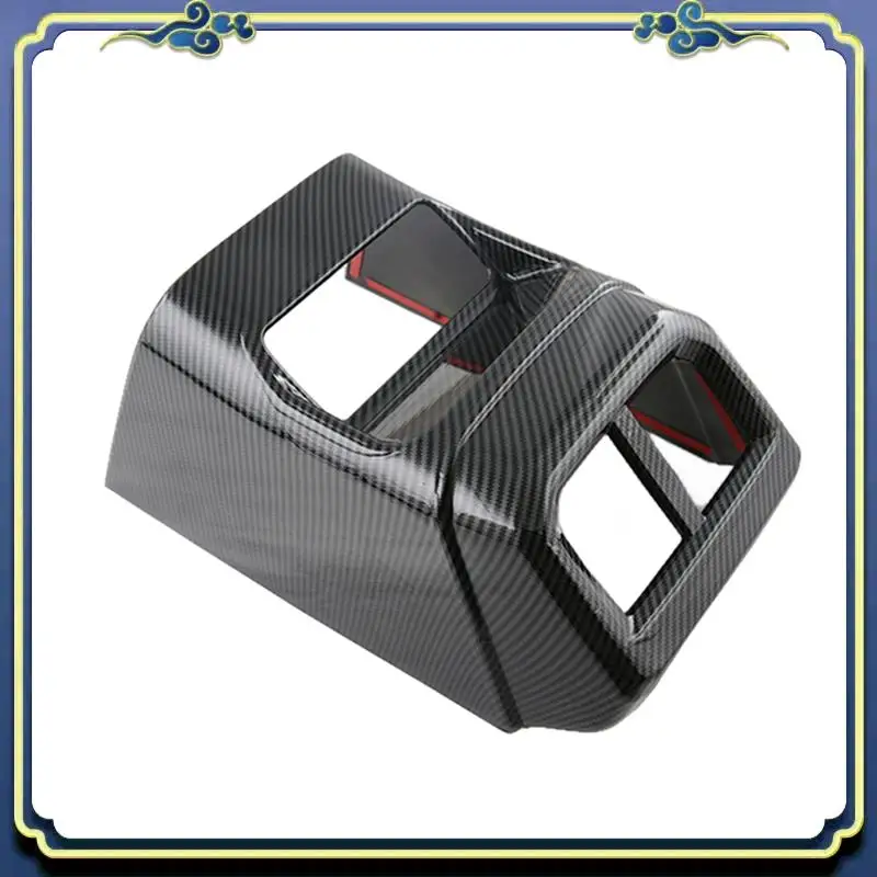 

AU16-1 PCS Car Rear Air Outlet Vent Frame Cover Trim Accessories Carbon Fiber Pattern ABS For Ford Ranger 2023 2024