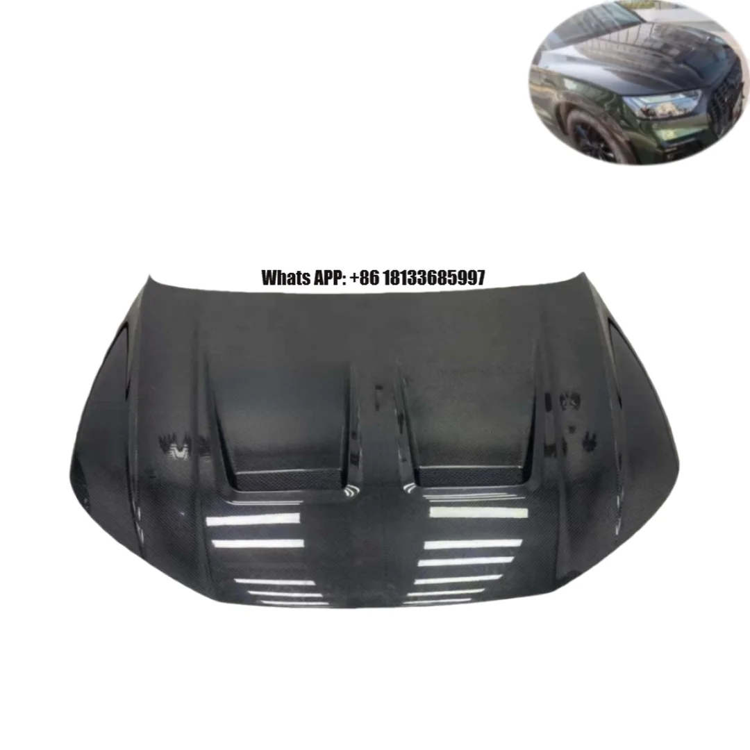 

MSY Style Dry Carbon Fiber Fibre Front Engine Vented Bonnet Hood for Audi Q5 SQ5 2018-2021