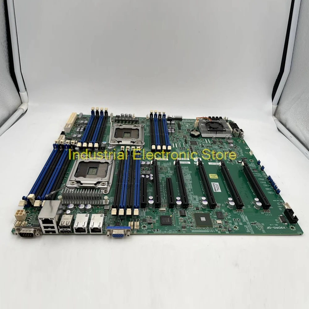 For Supermicro Server Motherboard Xeon E5-2600 V1/V2 Family ECC 4 PCI-E 3.0 x16 (Double-Width) LGA2011 DDR3 X9DRG-QF